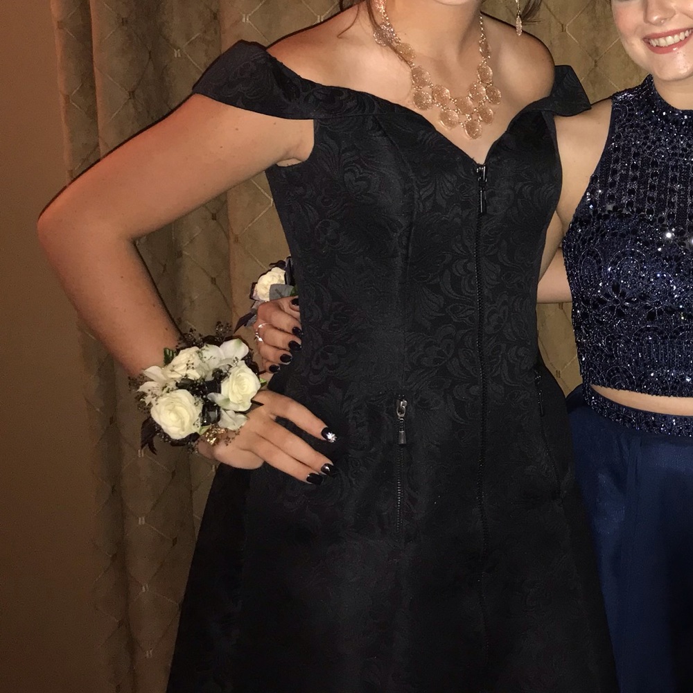 Sherri Hill Black homecoming dress